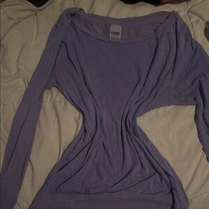 PINK Victoria's Secret Purple Long Sleeve Shirt